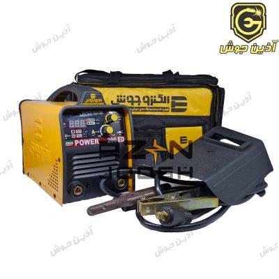 دستگاه جوش اینورتری 200 آمپر الکتروجوش مدل ED-200 به همراه متعلقات و کیف