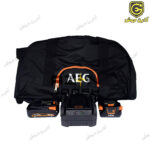 ست باطری و شارژر 18 ولت 2 آمپر آاگ AEG مدل SETLL1820SAL-LK3 کیفدار