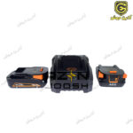 ست باطری و شارژر 18 ولت 2 آمپر آاگ AEG مدل SETLL1820SAL-LK3 کیفدار