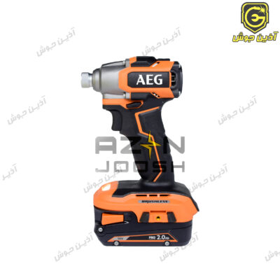 پیچ گوشتی شارژی 18 ولت براش لس آاگ AEG باطری دار مدل BSS18SBL+SETLL1820SAK-LK3