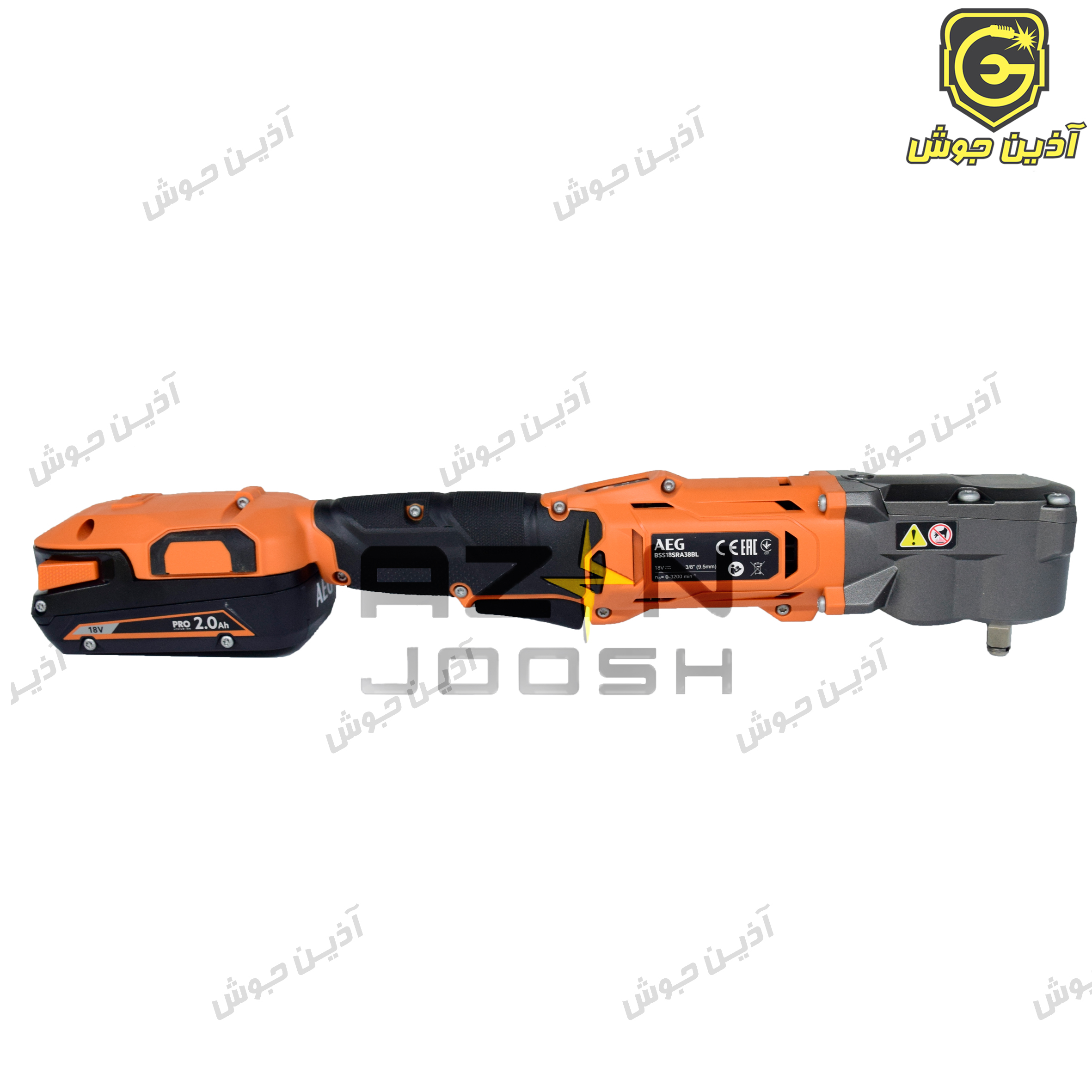 بکس شارژی 18 ولت سرکج 3/8 براش لس 320 نیوتن آاگ AEG باطری دار مدل BSS18SRA38BL+SETLL1820SAL-LK3 بکس شارژی 18 ولت سرکج 3/8 براش لس 320 نیوتن آاگ AEG باطری دار مدل BSS18SRA38BL+SETLL1820SAL-LK3