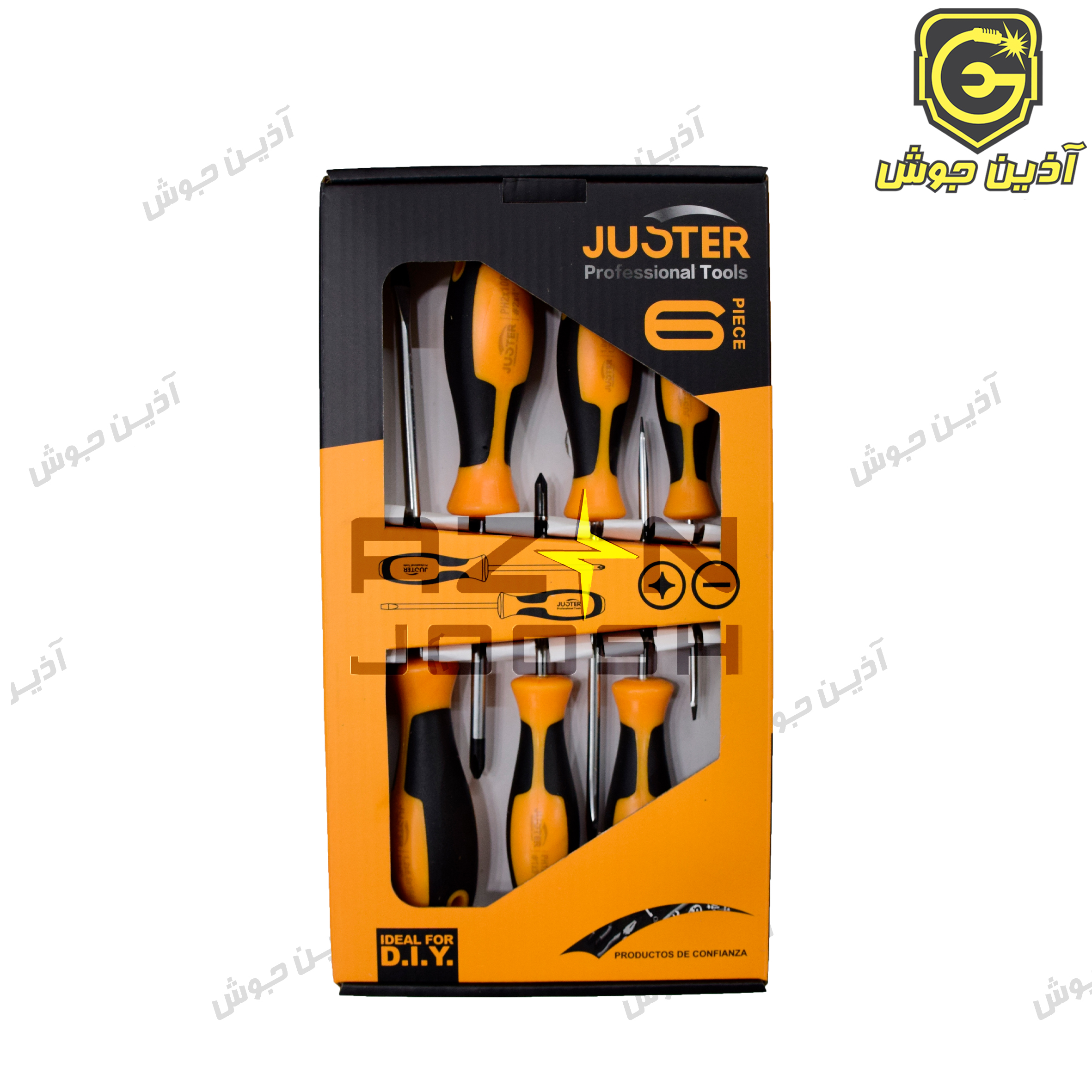 ست پیچ گوشتی 6 پارچه جاستر Juster مدل JLD13001 ست پیچ گوشتی 6 پارچه جاستر Juster مدل JLD13001