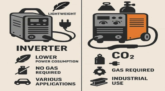 تفاوت دستگاه جوش آرگون و CO2