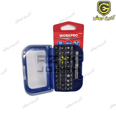 ست بیت و نوک پیچ گوشتی 31 پارچه ورک پرو WORKPRO مدل WP200513