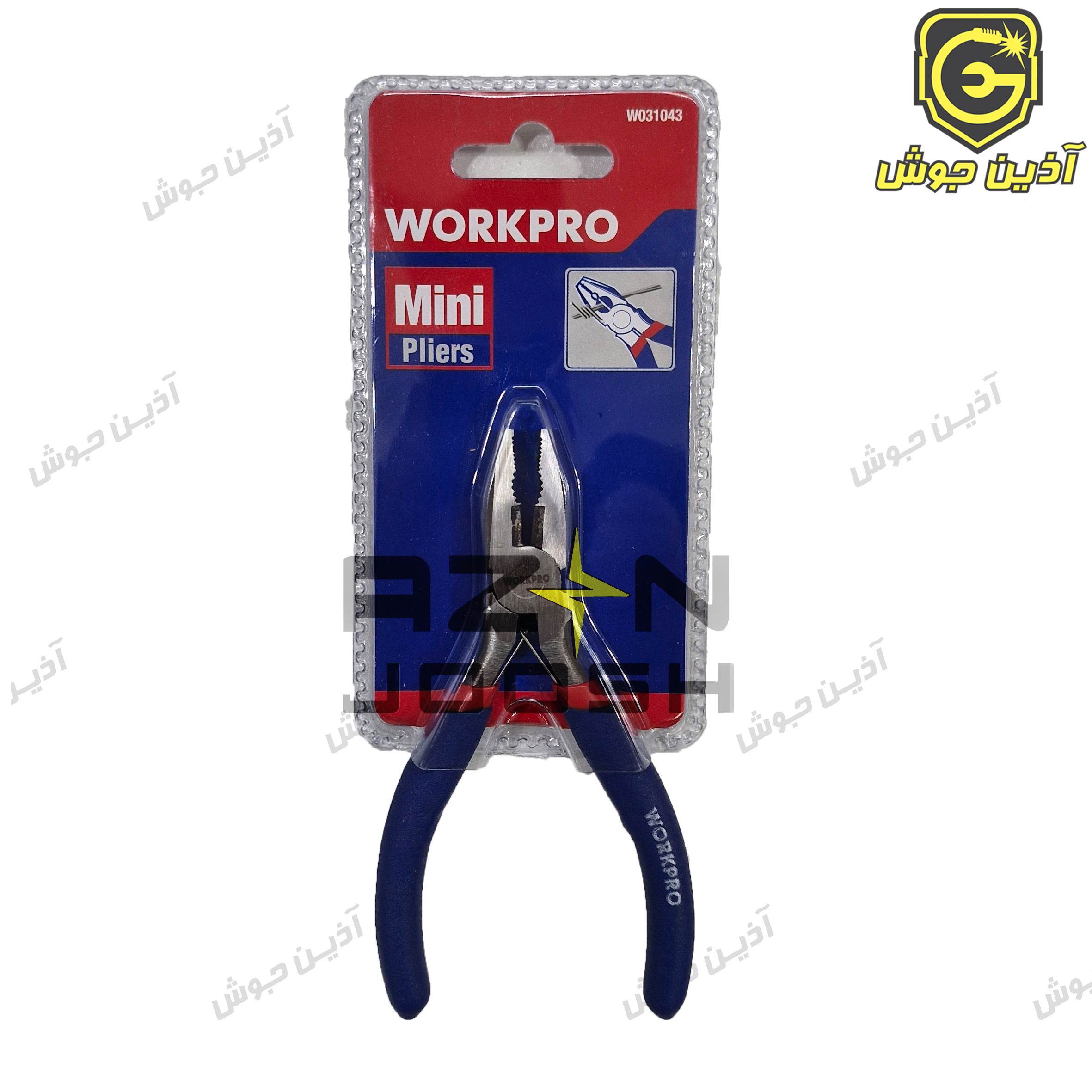 انبردست مینی 5 اینچ ورک پرو WORKPRO مدل W031043 انبردست مینی 5 اینچ ورک پرو WORKPRO مدل W031043