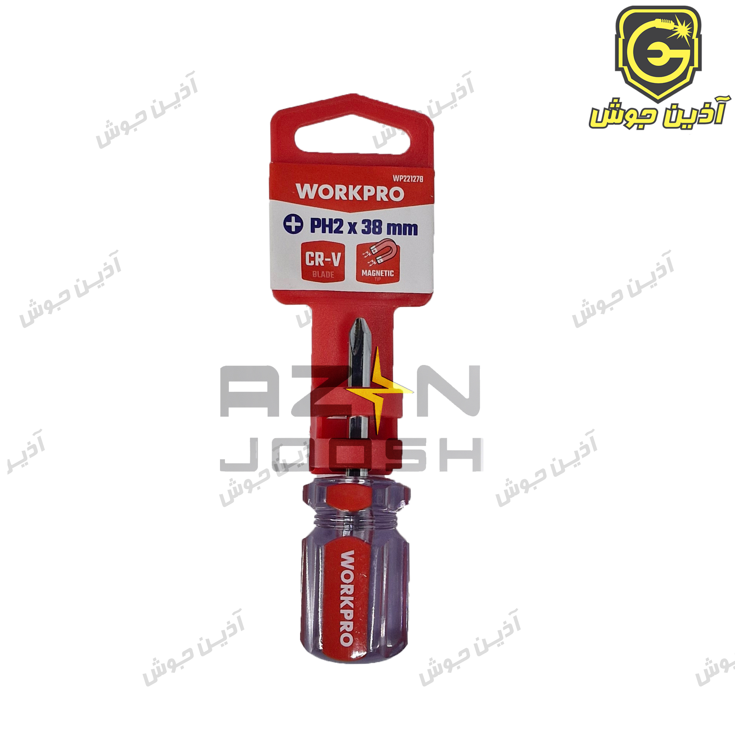 پیچ گوشتی چهارسو مشتی 6*38 کریستالی ورک پرو WORKPRO مدل WP221278 پیچ گوشتی چهارسو مشتی 6*38 کریستالی ورک پرو WORKPRO مدل WP221278