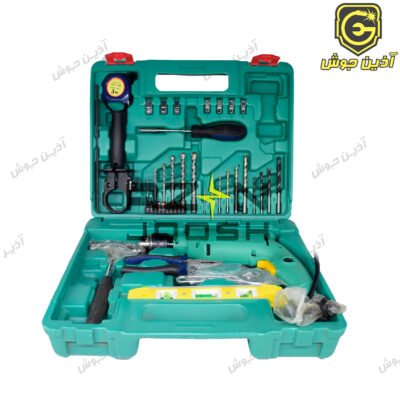 دریل چکشی 500 وات دی سی ای DCA مدل AZJ04-13 همراه با لوازم Z1J-FF04-13