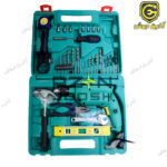 دریل چکشی 500 وات دی سی ای DCA مدل AZJ04-13 همراه با لوازم Z1J-FF04-13