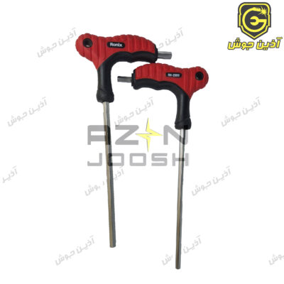 آچار آلن تکی دسته T شش گوش سایز 5 رونیکس Ronix مدل RH-2009