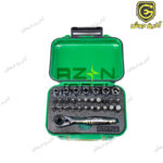 جعبه بکس و بیت 30 پارچه درایو 1/4 تاپ تول TOPTUL مدل GABW3001