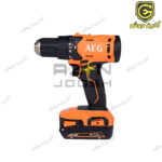 دریل شارژی 18 ولت آاگ AEG مدل BSB18G4-203TBLK3 کیفدار 2 باطری همراه ست بیت و مته