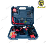 کیت دریل شارژی 12 ولت رونیکس Ronix مدل RS-8613 با متعلقات 19 پارچه