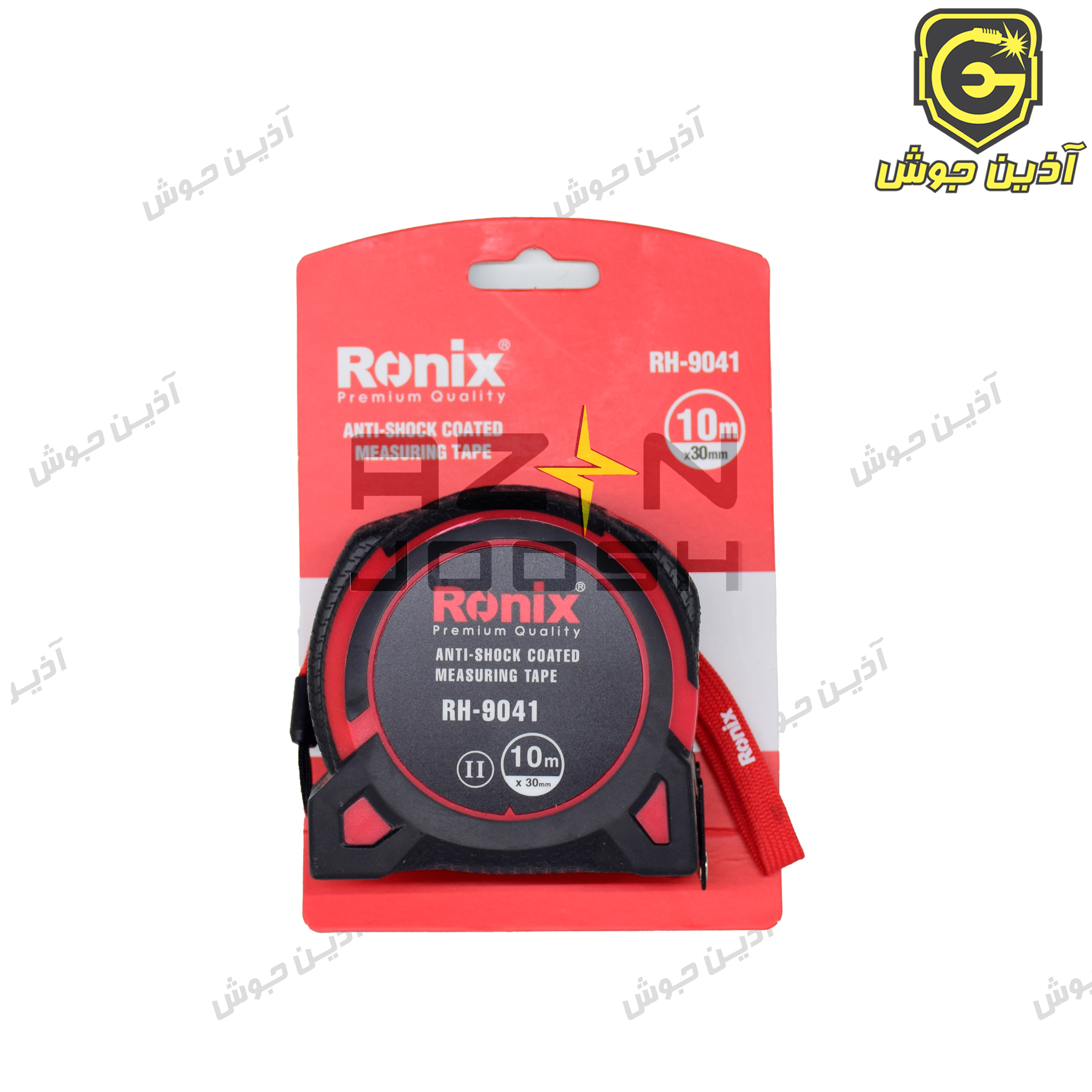 متر 10 متری روکش دار نشکن دوطرفه رونیکس Ronix مدل RH-9041 متر 10 متری روکش دار نشکن دوطرفه رونیکس Ronix مدل RH-9041