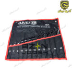 ست آچار یکسر رینگی 12 پارچه کیفی آریل Ariel مدل ARAY1201