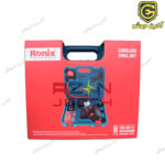 کیت دریل شارژی 12 ولت رونیکس Ronix مدل RS-8613 با متعلقات 19 پارچه